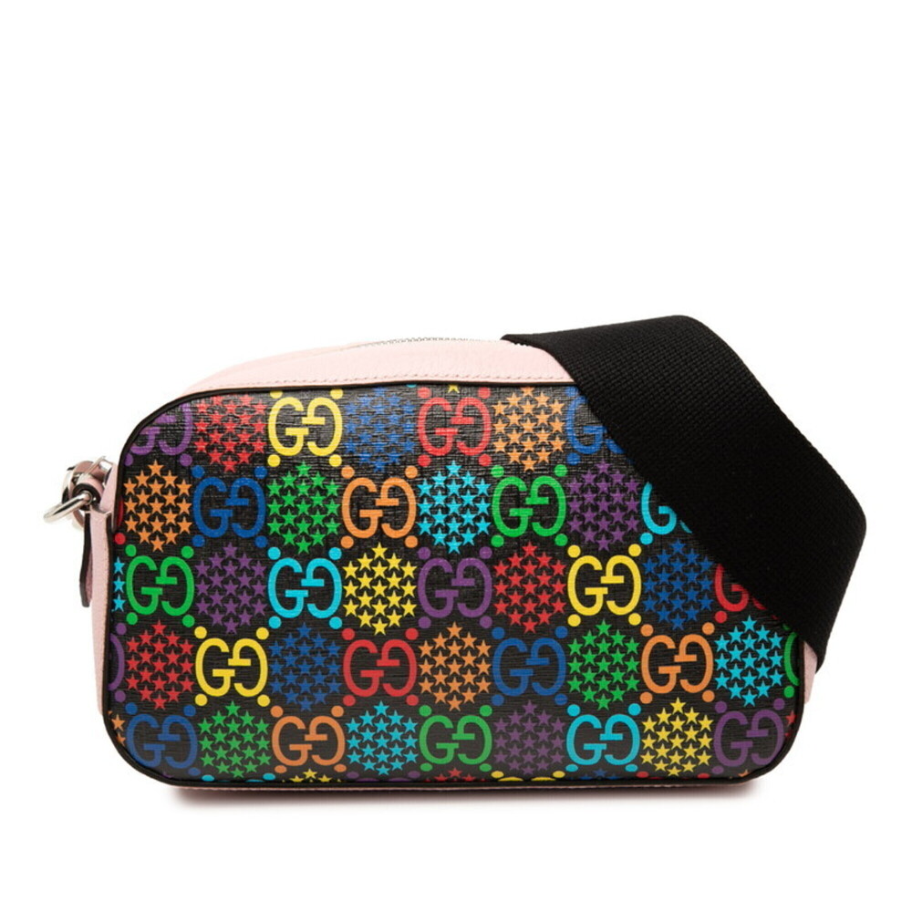 GUCCI Authentic Pink Leather Shoulder Bag